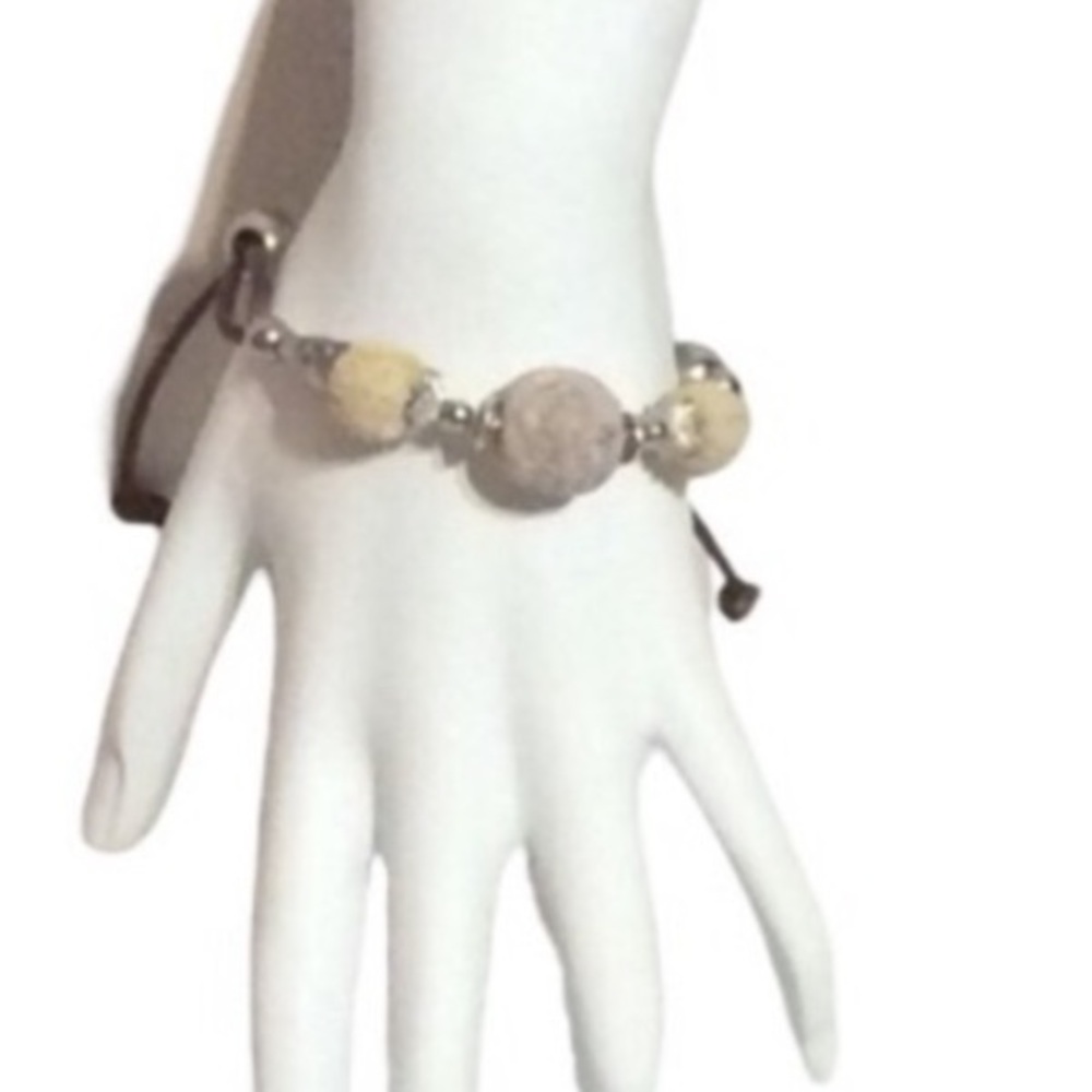 UNBRANDED Adjustable ESSENTIAL OIL Bracelet With ADJUSTABLE Cord